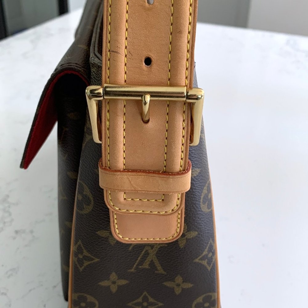 Louis Vuitton Vive Cite GM Handbag Shoulder Bag Monogram Authentic LV - Picture 9 of 16